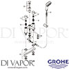 Grohe 25175000 Spare Diagram
