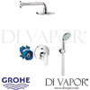 Grohe Eurosmart Cosmopolitan Perfect Shower Set Euphoria Cosmopolitan 180 Spare Parts