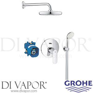 Grohe 25183001 Eurosmart Cosmopolitan Perfect Shower Set with Tempesta 210 Spare Parts
