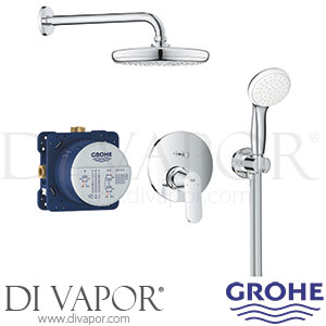 Grohe 25219001 Eurosmart Cosmopolitan Perfect Shower Set with Tempesta 210 Spare Parts