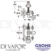 Grohe 25405000 Mixer Spare Diagram