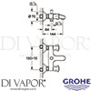 Grohe 25450001 Mixer Spare Diagram