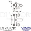 Grohe 25453001 Mixer Spare Diagram