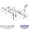 Grohe 25460001 Mixer Spare Tech Diagram