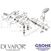 Grohe 2546010A Mixer Spare Tech Diagram