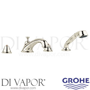 Grohe 25502BE1 Seabury Four-Hole Bath Combination (1/2 Inch) Spare Parts
