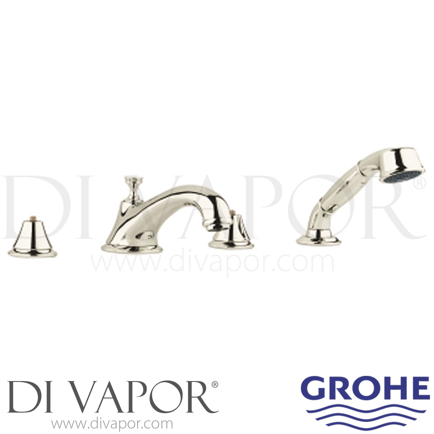 Grohe 25502BE1 Seabury FourHole Bath Combination (1/2 Inch) Spare Parts
