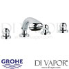 Grohe Sentosa 4-Hole Bath Shower Combination Spare Parts