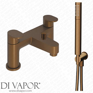 Wickes 257726 Beckington Double Lever Deck Mounted Bath Shower Mixer Tap - Brushed Bronze Spare Parts