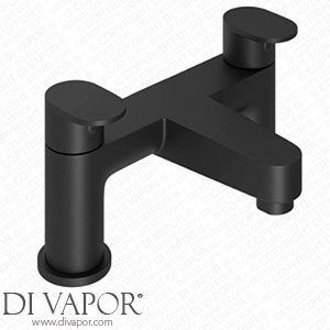 Wickes 257736 Beckington Double Lever Deck Mounted Bath Filler Tap - Matt Black Spare Parts