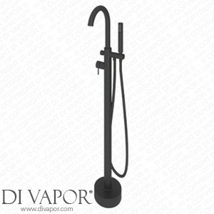 Wickes 257740 Beckington Floor Standing Bath Shower Mixer Tap with - Matt Black Spare Parts
