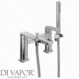 Wickes 257755 Hemington Double Lever Deck Mounted Bath Shower Mixer Tap - Chrome Spare Parts