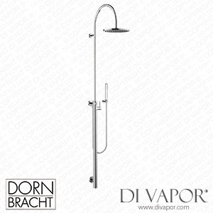 Dornbracht Series Specific Shower Riser without Hand Shower - Chrome 26 024 661-000010 Spare Parts