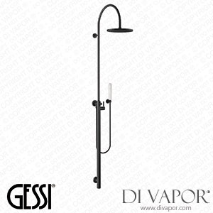 Dornbracht Series Specific Shower System with Single-Lever Shower Mixer without Hand Shower - Matte Black 26 024 661-33 Spare Parts