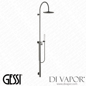 Dornbracht Series Specific Shower System with Single-Lever Shower Mixer without Hand Shower - Brushed Dark Platinum 26 024 661-99 Spare Parts