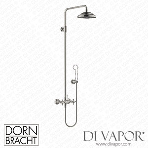 Dornbracht Madison Showerpipe with Shower Mixer without Hand Shower - Brushed Platinum 26 632 360-06 Spare Parts
