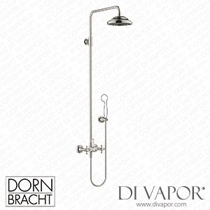 Dornbracht Madison Showerpipe with Shower Mixer without Hand Shower - Platinum 26 632 360-08 Spare Parts