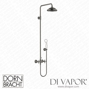 Dornbracht Madison Showerpipe with Shower Mixer without Hand Shower - Brushed Dark Platinum 26 632 360-99 Spare Parts