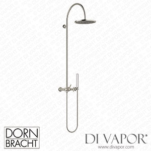 Dornbracht Vaia Showerpipe with Shower Mixer without Hand Shower - Brushed Platinum 26 632 809-06 Spare Parts