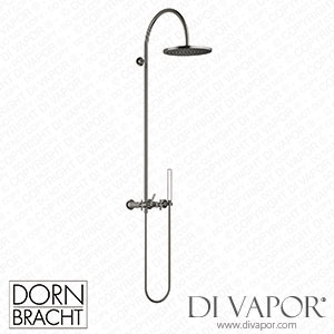 Dornbracht Vaia Showerpipe with Shower Mixer without Hand Shower - Platinum 26 632 809-08 Spare Parts