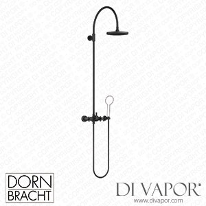 Dornbracht Tara Showerpipe with Shower Mixer without Hand Shower - Matte Black 26 632 892-33 Spare Parts