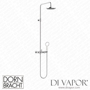 Dornbracht Tara Exposed Shower Set without Hand Shower - Chrome 26 633 892-000010 Spare Parts