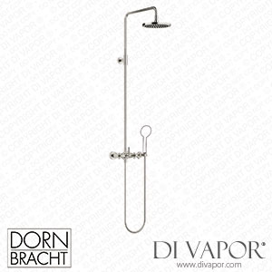 Dornbracht Tara Showerpipe without Hand Shower - Brushed Platinum 26 633 892-06 Spare Parts