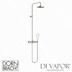 Dornbracht Tara Showerpipe without Hand Shower - Platinum 26 633 892-08 Spare Parts