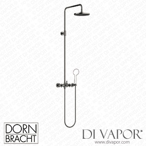 Dornbracht Tara Showerpipe without Hand Shower - Brushed Dark Platinum 26 633 892-99 Spare Parts