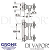 Grohe Sinfonia Shower Mixer Dimensions