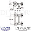Grohe Sinfonia Shower Mixer Dimensions