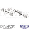 Grohe 26001000 Mixer Spare Tech Diagram