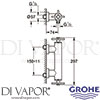 Grohe 26003003 GEN2 Mixer Spare Diagram