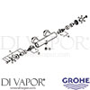 Grohe 26003003 GEN2 Mixer Spare Tech Diagram