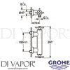 Grohe 26003003 Mixer Spare Diagram