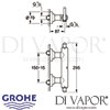Grohe Atrio Shower Mixer Dimensions