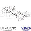 Grohe 26008 Mixer Spare Tech Diagram