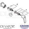 Grohe 26018000 Spare Tech Diagram