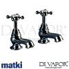 Matki 2601CP Invincible Pair Of Basin Taps with Cross Heads Spare Parts