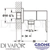 Grohe 26021000 Spare Diagram