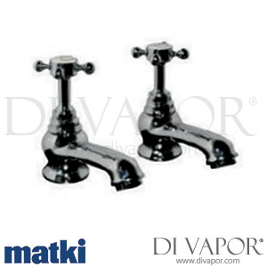 Matki 2603CP Invincible Pair Of 3/4 Bath Taps with Cross Heads Spare Parts