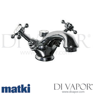 Matki 2605CP Invincible Monobloc Basin Mixer Tap with Cross Heads Spare Parts