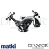 Matki 2605CP Invincible Monobloc Basin Mixer Tap with Cross Heads Spare Parts