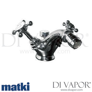 Matki 2606CP Invincible Monobloc Bidet Mixer Tap with Cross Heads Spare Parts