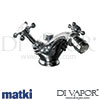 Matki 2606CP Invincible Monobloc Bidet Mixer Tap with Cross Heads Spare Parts