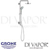 Grohe RetroFit 180 Shower System Diverter for Wall Mounting Spare Parts