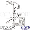 Grohe 26208000 Spare Tech Diagram
