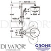 Grohe 26209001 Spare Diagram