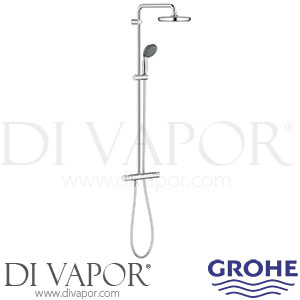Grohe 26218001 Vitalio Start System 210 Shower System with Thermostat 160 CC Spare Parts