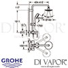 Grohe Tempesta Cosmopolitan 160 Shower System Single Lever Mixer Dimensions